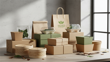 Environmentally friendly food packaging boxes