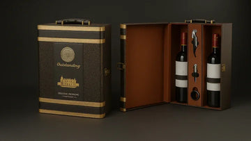 Customized Handbag Wine Box | Elegant Wine Gift Packaging