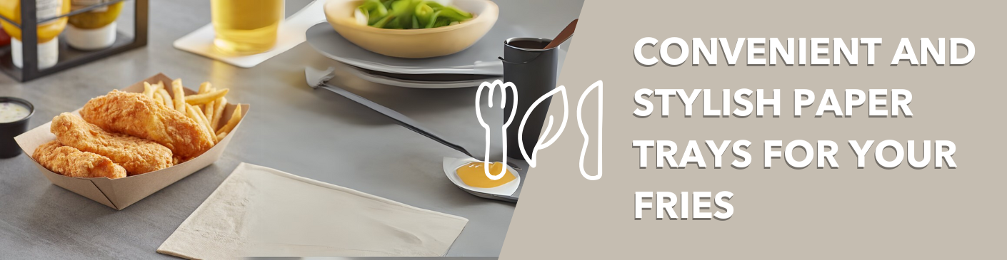 custom paper food tray