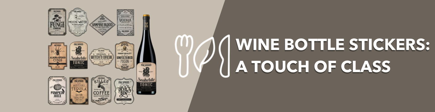 Wine Bottle Sticker Label