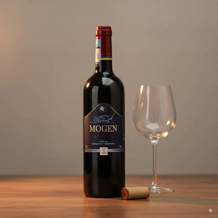 Paper Wine Bottle Sticker