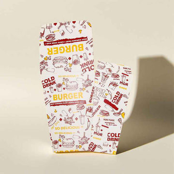 Portable Popcorn Chicken Container Grease Resistant  Packaging