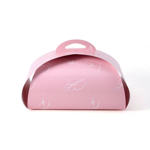 Custom Eco Cake Boxes with Handle – Foldable Bakery Gift Packaging | SNFOOD