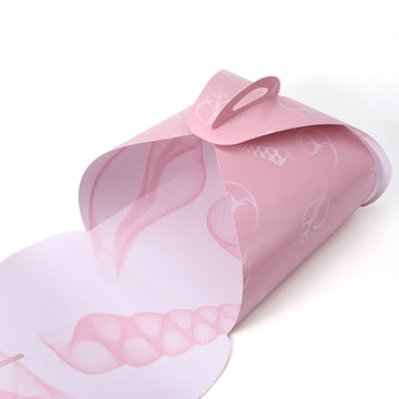 Custom Eco Cake Boxes with Handle – Foldable Bakery Gift Packaging | SNFOOD