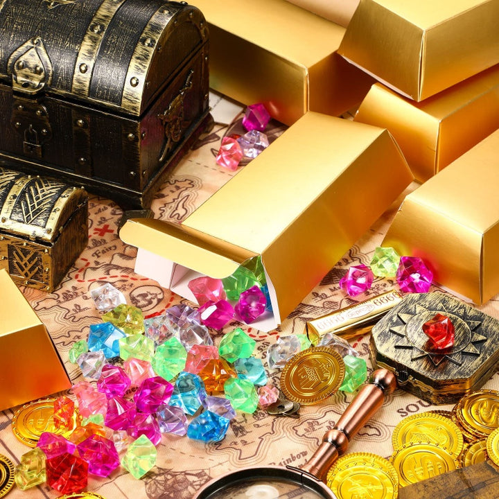 Fake Golden Bar Gift Chocolate Box
