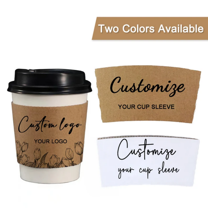 Custom Logo Printing Coffee Cup Sleeve