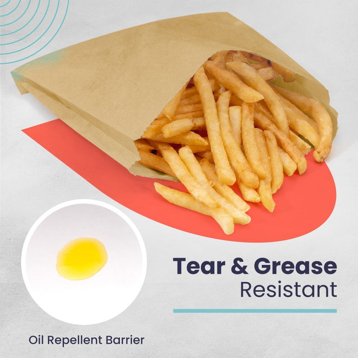 Custom Kraft Fast Food Paper Bag