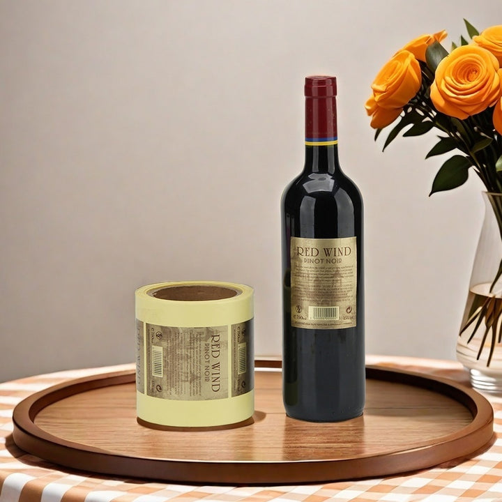Luxurious Custom Wine Bottle Stickers