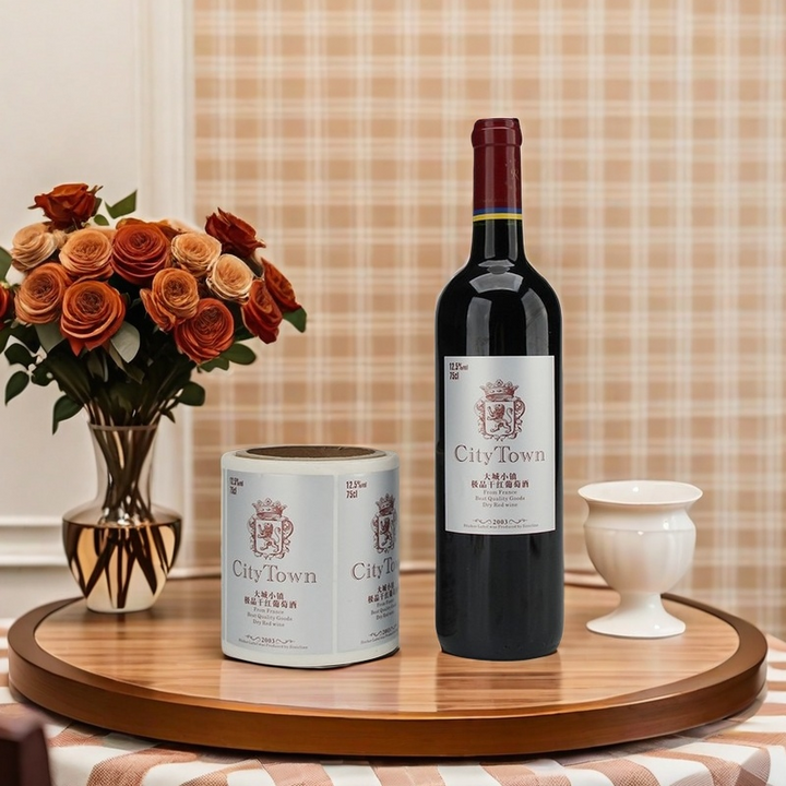 Customizable Wine Bottle Label Stickers for Enhanced Wine Packaging
