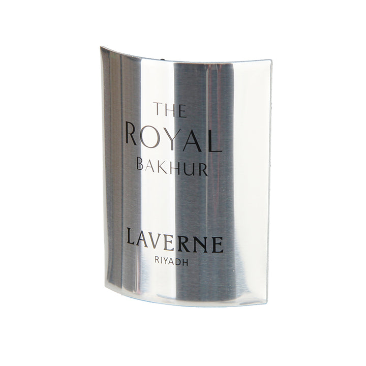 Custom Wine Luxurious Crown Motif Paper Label Sticker
