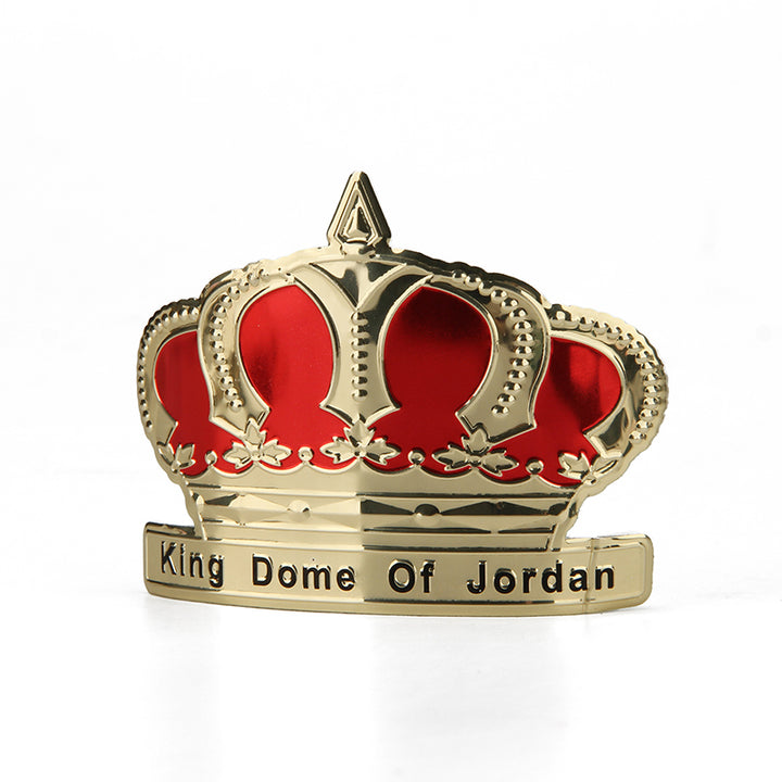 Luxurious Crown Motif Wine Bottle Label Sticker for Prestige Branding and Customized Gifting