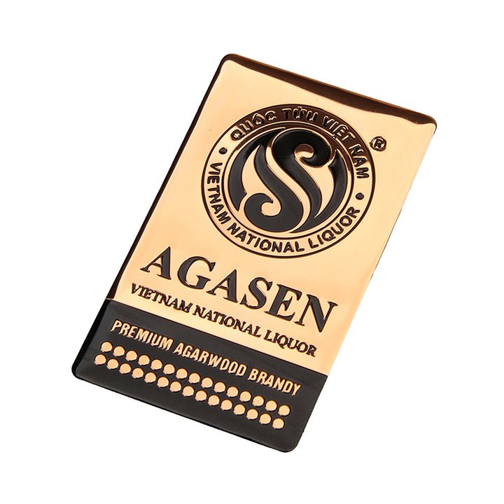 Gold Black Embossed Wine Bottle Labels Custom Premium Wine Packaging Solution