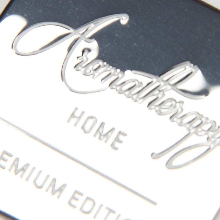 Silver Embossed Aluminum Wine Bottle Labels with Custom Logo Sticker