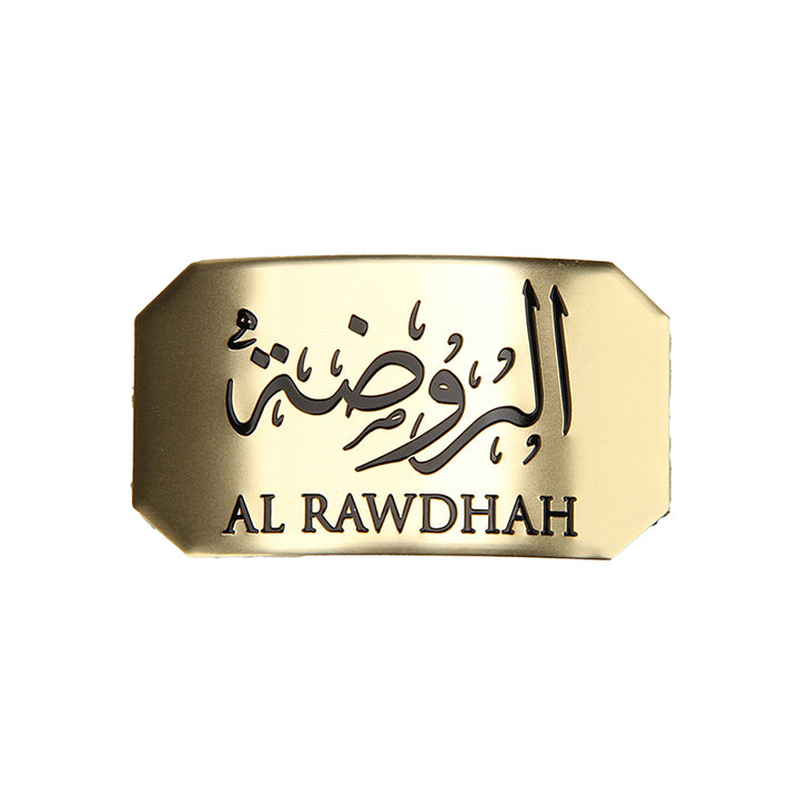 Luxury Wine Packaging Metal Sticker Gold with Black Embossing