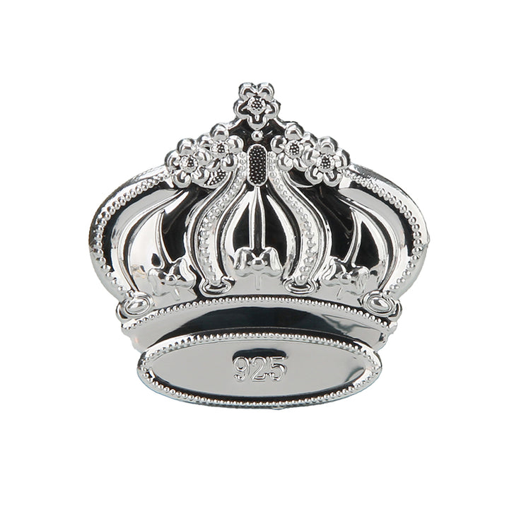 Silver Crown 3D Embossed Stickers for Custom Wine Bottle Decoration