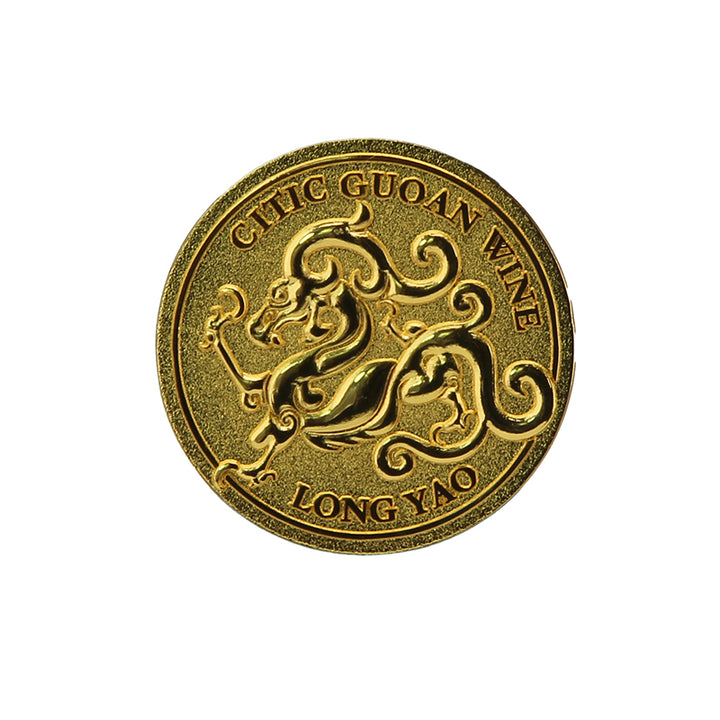 Luxury Design Decorative Round Metal Sticker for Wine Label Packaging