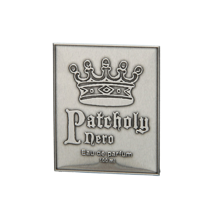 Wholesale Embossed Sliver Metal Label for Wine Bottle Customization