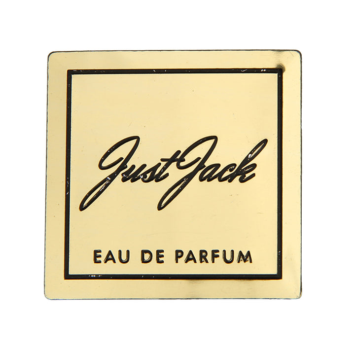 Embossed Square Metal Stickers for Wine Bottles with Custom Design