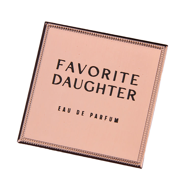 Luxury Foil Hot Stamping Stickers with Rose Gold Finish for Wine Bottle Packaging