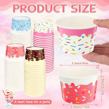 Pastry Packaging Custom Ice Cream Paper Cup