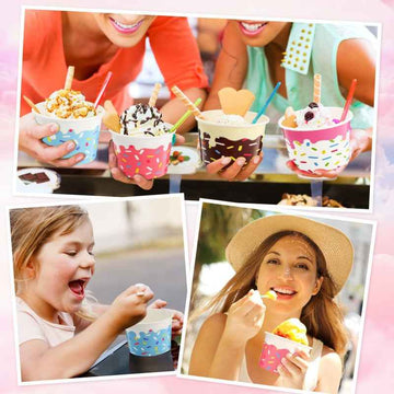 Pastry Packaging Custom Ice Cream Paper Cup