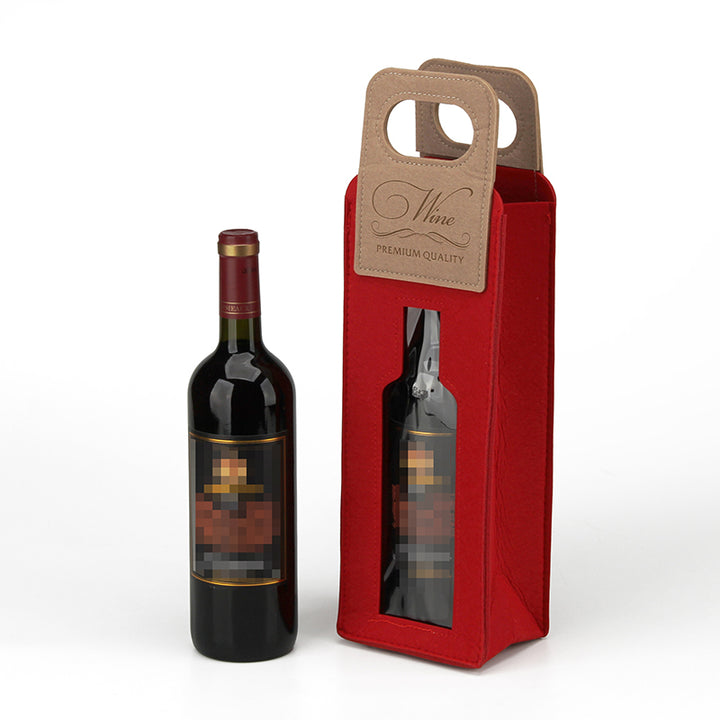 Custom Valentine Wine Bag