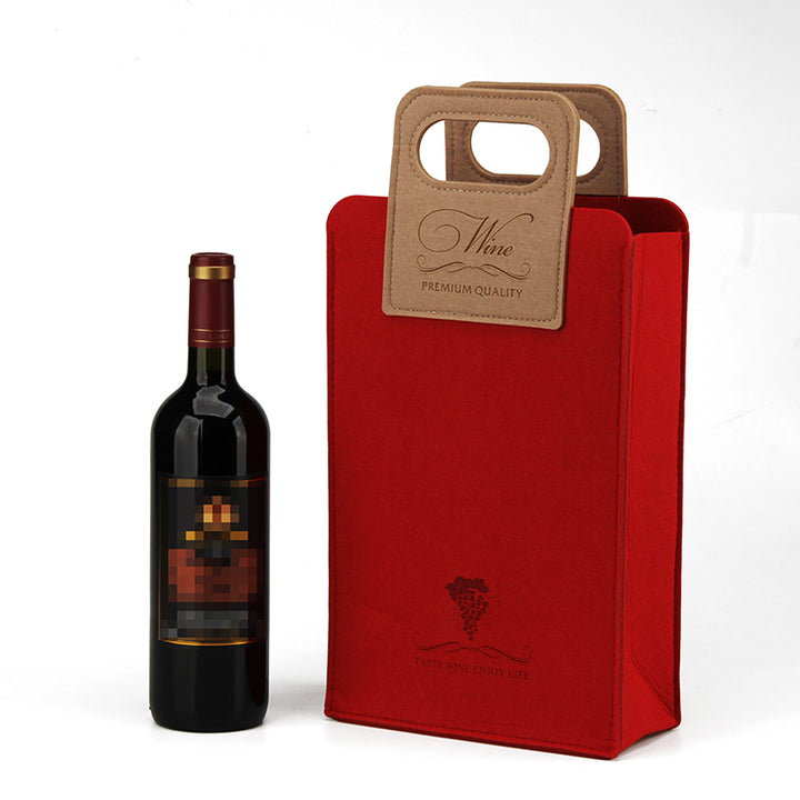 Custom Valentine Wine Bag
