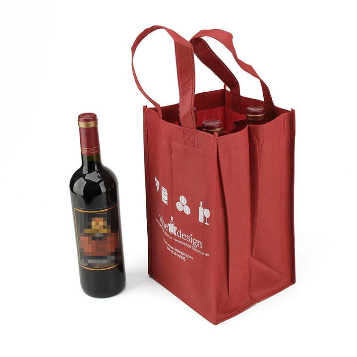 High Quality Large Capacity Non Woven Wine Bottle Bag