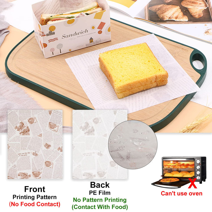 Custom Fast Food Wrapping Paper