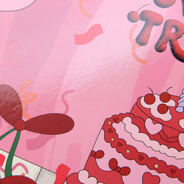 Custom Folding Cake Box–Pink Bakery Packaging for Gifts|SNFOOD