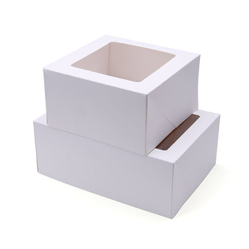 4-Cavity Window Bakery Box–Dessert Display Packaging|SNFOOD