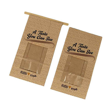 Stand-Up Bakery Paper Bags with Window – Eco Custom Foil-Lined Bread Packaging | SNFOOD（副本）