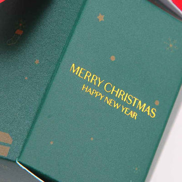 Hexagon Christmas Chocolate Gift Box – Embossed Matte | SNFOOD