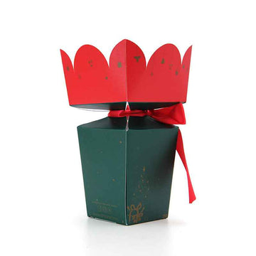 Hexagon Christmas Chocolate Gift Box – Embossed Matte | SNFOOD