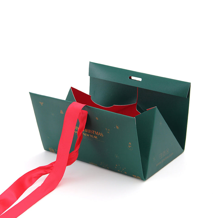 Triangle Christmas Chocolate Gift Box – Foil UV Folding | SNFOOD