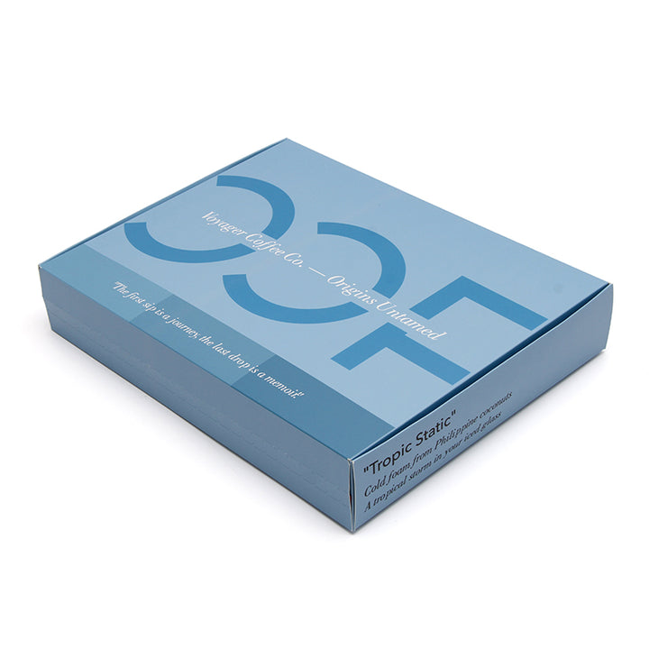 Custom Large-Capacity Coffee Powder Box with Tear Strip and Insert