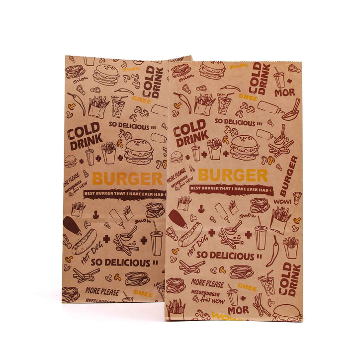 Paper Bags for Take Out Food–Eco Friendly Durable Convenient|SNFOOD
