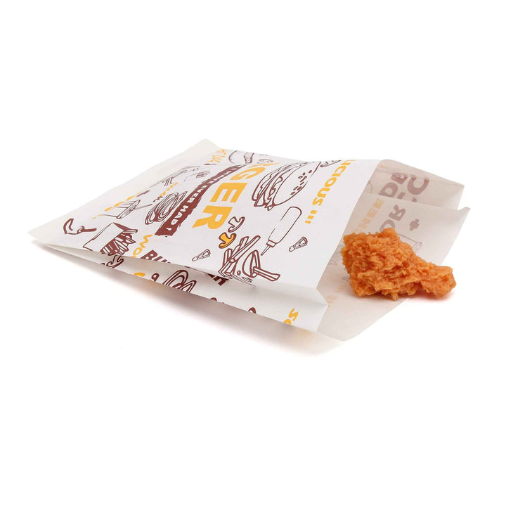 Greaseproof Fast Food Paper Bag for Snacks | SNFOOD