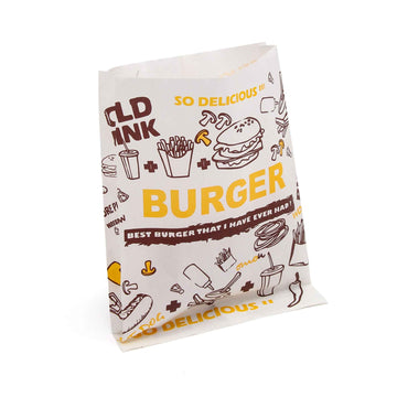 Greaseproof Fast Food Paper Bag for Snacks | SNFOOD