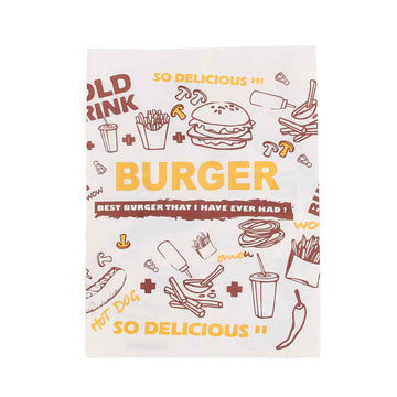 Greaseproof Fast Food Paper Bag for Snacks | SNFOOD