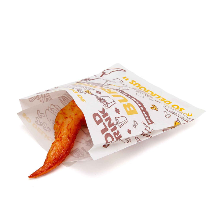 Greaseproof Fast Food Paper Bag for Snacks | SNFOOD
