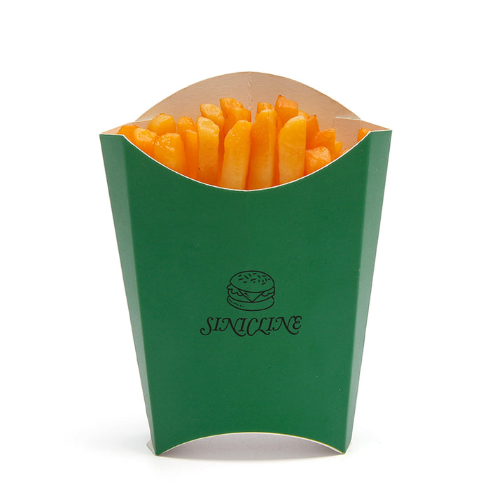 Custom French Fries Paper Box Fast Food Packaging