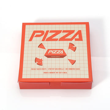 Custom Foldable Pizza Box – Food Grade Eco Paperboard Packaging | SNFOOD