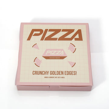 Custom Foldable Pizza Box – Food Grade Eco Paperboard Packaging | SNFOOD