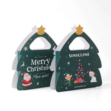 Custom Christmas Tree Gift Box – Food Grade Foldable Holiday Packaging | SNFOOD（副本）