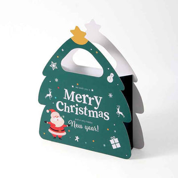 Custom Christmas Tree Gift Box – Food Grade Foldable Holiday Packaging | SNFOOD（副本）