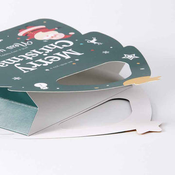 Custom Christmas Tree Gift Box – Food Grade Foldable Holiday Packaging | SNFOOD（副本）