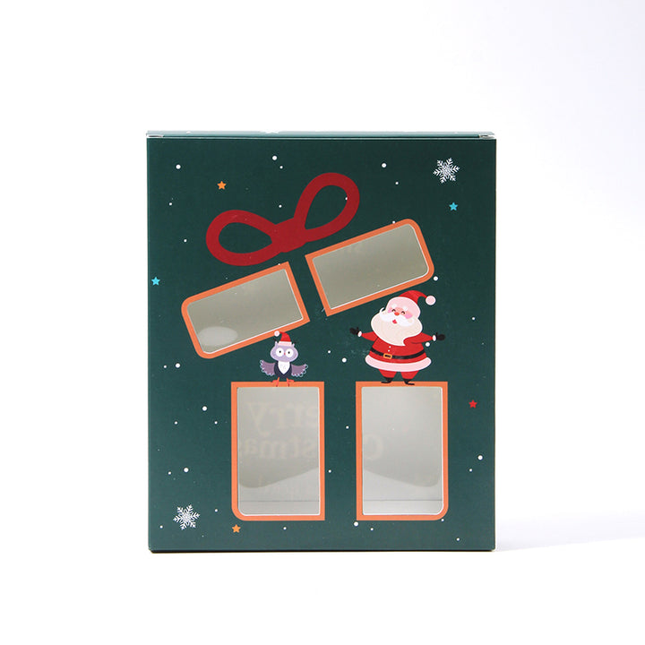 Custom Christmas Window Gift Box – Food Grade Candy Packaging | SNFOOD