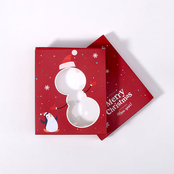 Custom Christmas Window Gift Box – Food Grade Candy Packaging | SNFOOD