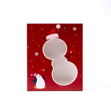 Custom Christmas Window Gift Box – Food Grade Candy Packaging | SNFOOD
